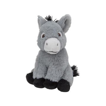 Nature Planet ezel knuffel - pluche - 16 cm - boerderij, Verzenden, Nieuw