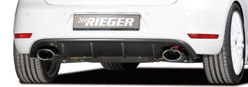 Rieger einddemper, Ls / Rs, geschikt voor VW Golf 6 GTI | Go, Verzenden, Nieuw, Volkswagen