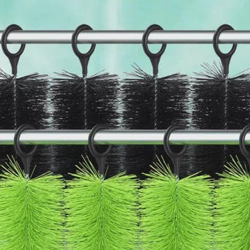 70x Aquarium Filter Borstels (30/40/50cm) - Groen/Zwart - Ge, Verzenden, Nieuw