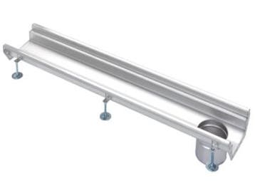 RVS | gootdeel | afm. 500 x 200 mm |  incl. uitlaat | Ø 1.., Verzenden, Nieuw in verpakking
