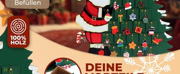Kerst Adventkalender Kerstman (Voor in Huis), Verzenden, Nieuw