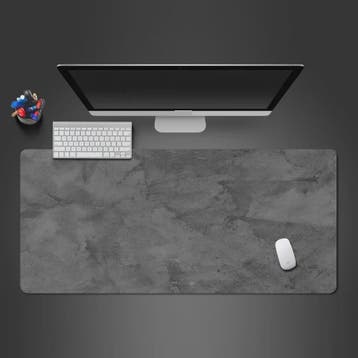 Grote Grijze XXL Muismat voor Bureau & Gaming - Desktop Toet, Verzenden, Nieuw