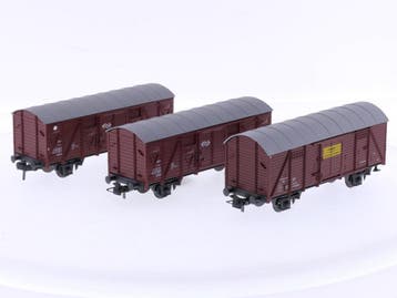 Schaal H0 Roco 4310B (46041) en 2 x 46060 set van 3 geslo..., Gebruikt, Gelijkstroom, Wagon, Ophalen of Verzenden