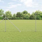 vidaXL Afrasteringspaal Gegalvaniseerd 25 x 1,5 m Staal, Verzenden, Nieuw, IJzer