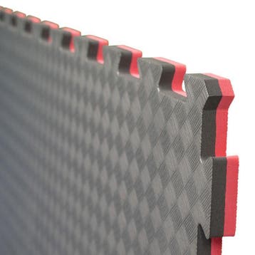 Puzzelmatten 2cm dik - Zwart/Rood, Ophalen, Nieuw