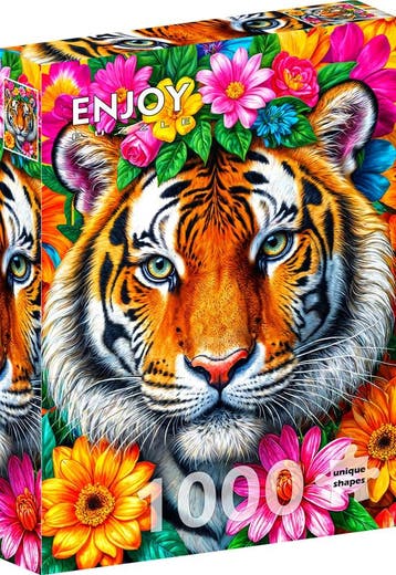 Stripes and Blooms Puzzel (1000 stukjes) | Enjoy Puzzle -, Verzenden, Nieuw