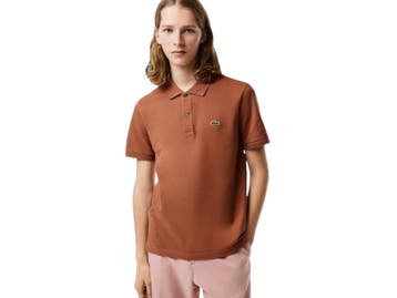 Lacoste Petit Piqué Polo - Slim Fit - 100% katoen - Bruin -, Verzenden, Nieuw