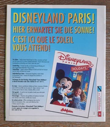 Panini European Championship England 96 - Swiss Disneyland, Nieuw
