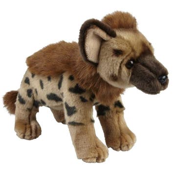 Hyena knuffel - pluche - gevlekt - bruin - 28 cm, Kinderen en Baby's, Speelgoed | Knuffels en Pluche, Verzenden, Nieuw