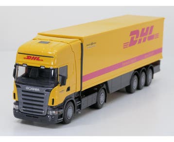 Emek Scania R580 DHL 1:25 #9926 (Vrachtwagen, Automodellen), Ophalen of Verzenden, Gebruikt