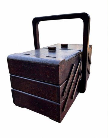 Naaidoos - Hout - Vintage naaikastje