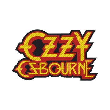 Ozzy Osbourne - Logo Cut Out - Patch officiële merchandise, Verzamelen, Ophalen of Verzenden, Nieuw, Kleding