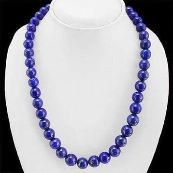 NATUURLIGE LAPIS LAZULI KRALEN Kettingkralen- 65 g - (1)