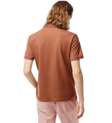 2dekans | Lacoste Petit Piqué Polo Slim Fit – Bruin – Maat, Kleding | Heren, Polo's, Ophalen of Verzenden, Zo goed als nieuw, Bruin