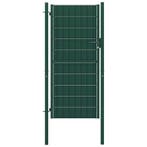 vidaXL Hekpoort PVC en staal 100x164 cm Groen, Verzenden, Nieuw