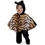 Peuter verkleed poncho tijger met capuchon - Dierenpakken, Ophalen of Verzenden, Nieuw