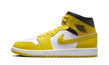 Jordan 1 Mid Vivid Sulfur (W), Kleding | Dames, Nieuw