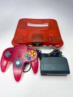 Nintendo - Nintendo 64 Clear Red Console Transparent NUS-001, Nieuw