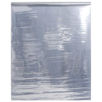 vidaXL Zonnefolie statisch reflecterend 90x2000 cm PVC, Verzenden, Nieuw, Zilver