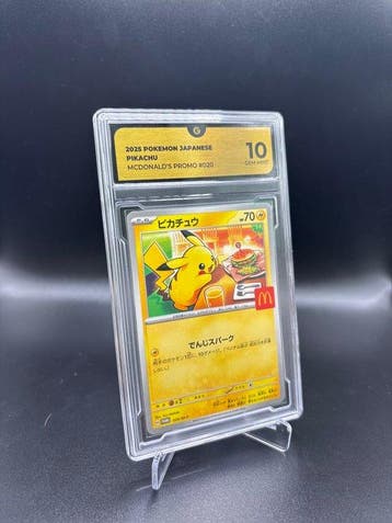 Pokémon - 1 Graded card Pikachu Mcdonalds 020 Promo card -, Nieuw