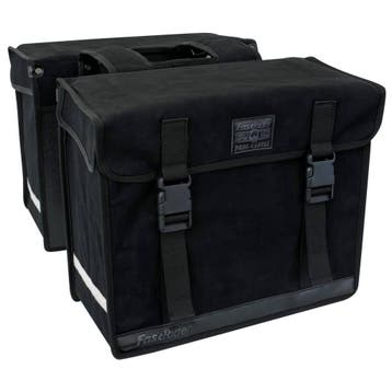 Fast Rider Canvas Fietstas Led 56,5 Liter Zwart, Verzenden, Nieuw
