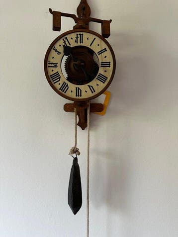 Engadiner Holzrderuhr - Cadenau (in Lain) - Hout -, Antiek en Kunst
