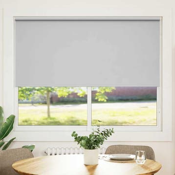 vidaXL Rolgordijn verduisterend 144,4 x 175 cm stofbreedte, Verzenden, Nieuw, Grijs