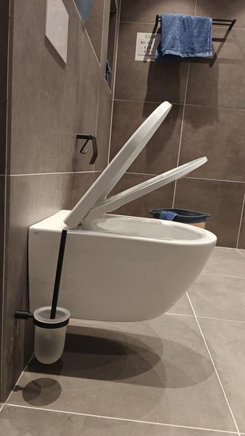 Wandcloset randloos hangend toilet wit - 0037, Doe-het-zelf en Verbouw, Sanitair, Ophalen, Nieuw, Toilet