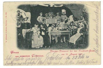 Duits Zuid-West-Afrika 1899 - DSWA ansichtkaart, Gestempeld