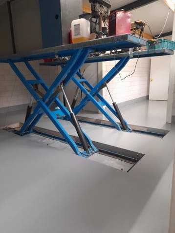 2K Epoxy Garagevloer coating 80m2-13,5kg - RESTANT PARTIJ, Nieuw, Verf, Grijs, Verzenden