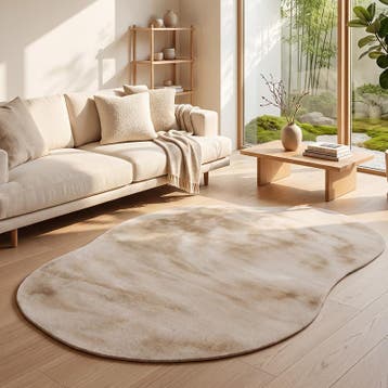 Organisch vloerkleed - champagne - 160 x 230 cm, Verzenden, Nieuw, 200 cm of meer, 150 tot 200 cm