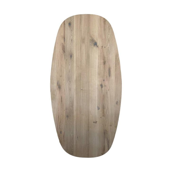 Deens ovaal met facetrand, Huis en Inrichting, Tafels | Eettafels, Nieuw, Verzenden