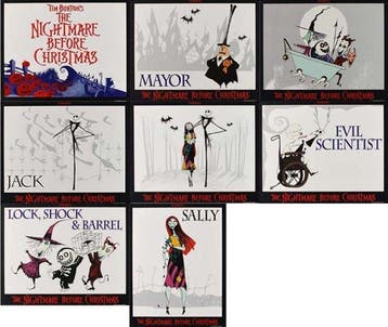 The Nightmare Before Christmas Tim Burton Original US Lobby, Verzamelen, Nieuw