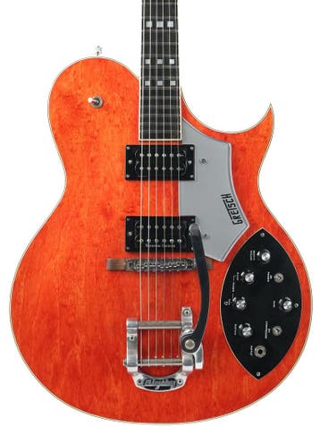 Gretsch Atkins Super Axe Orange 1978 (Instrument,Single Cut), Ophalen of Verzenden, Gebruikt, Hollow body