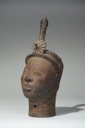 Een bronzen hoofd - Ife - Nigeria