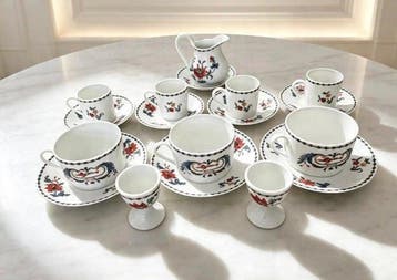 Porcelaine de Paris - Koffieservies (19) - Porselein -