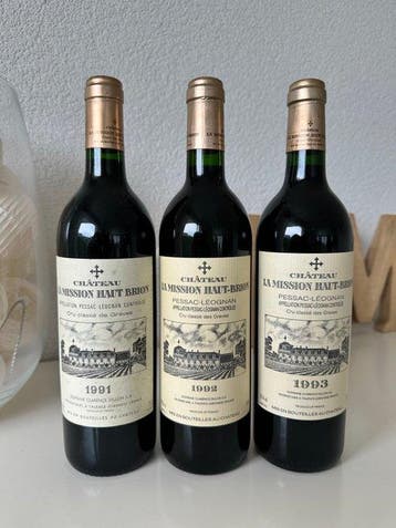 1991 , 1992, 1993 Château la Mission Haut-Brion -, Nieuw