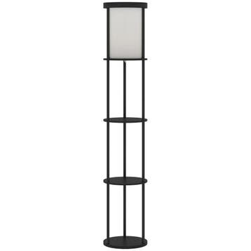 TRUUSK Staande Lamp Met 3 Planken - Rond Ontwerp - Afstandsb, Verzenden, Nieuw