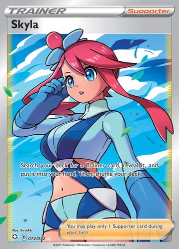 Skyla 072/072 Full Art shining fates, Hobby en Vrije tijd, Verzamelkaartspellen | Pokémon, Ophalen of Verzenden, Nieuw, Losse kaart