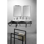 Wastafelblad Sapho Maria Dubbel Rechthoek 120x46 cm Marmer, Ophalen of Verzenden, Nieuw