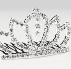 Tiara Queen Victoria Haarkam 5 cm diadeem, Ophalen of Verzenden, Nieuw