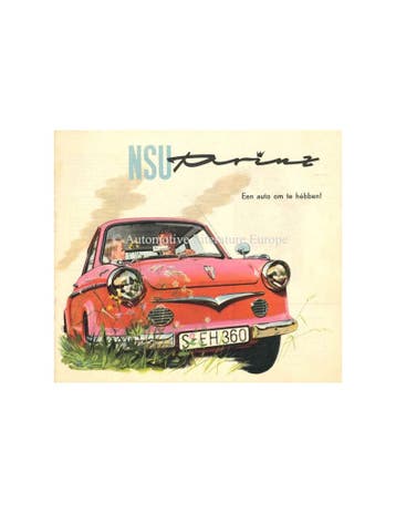 1959 NSU PRINZ I & II BROCHURE NEDERLANDS, Boeken, Nieuw, Author