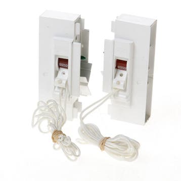OUTLET Koordbed.set Ducoflat ventilatierooster  12/k wit, Ophalen of Verzenden, Nieuw