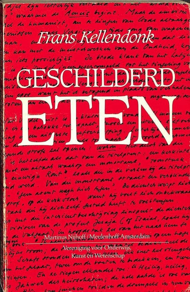 Geschilderd eten 9789029036511 Kellendonk, Boeken, Literatuur, Gelezen, Verzenden
