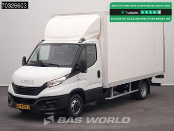 Iveco Daily 35C16 3.0L Laadklep Dubbellucht 160PK Bakwagen A, Stof, Gebruikt, Euro 6, Iveco