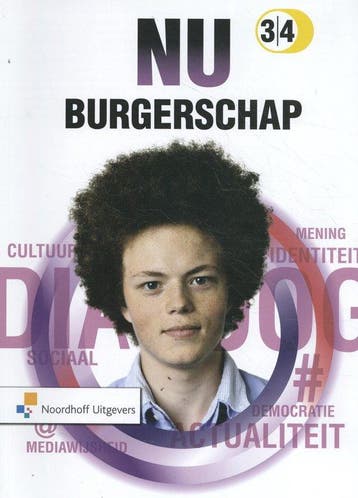 9789001878566 NU Burgerschap 3/4 leerwerkboek | Tweedehands, Verzenden, Zo goed als nieuw, Tiddo Ekens