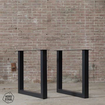 Stalen onderstel tafel - U leg - Nordstahl, Verzenden, Nieuw