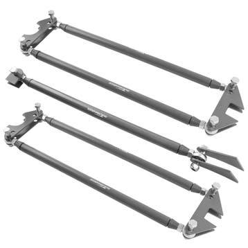 Achter Weld-On Parallel 4-Link Ophangingskit met 5 Bars, Verzenden, Nieuw, Universele onderdelen