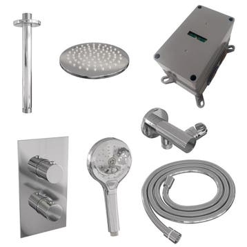 Brauer Chrome Edition Thermostatische Regendoucheset Inbouw, Ophalen of Verzenden, Nieuw