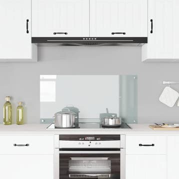 vidaXL Spatscherm keuken 100x50 cm gehard glas transparant, Verzenden, Nieuw